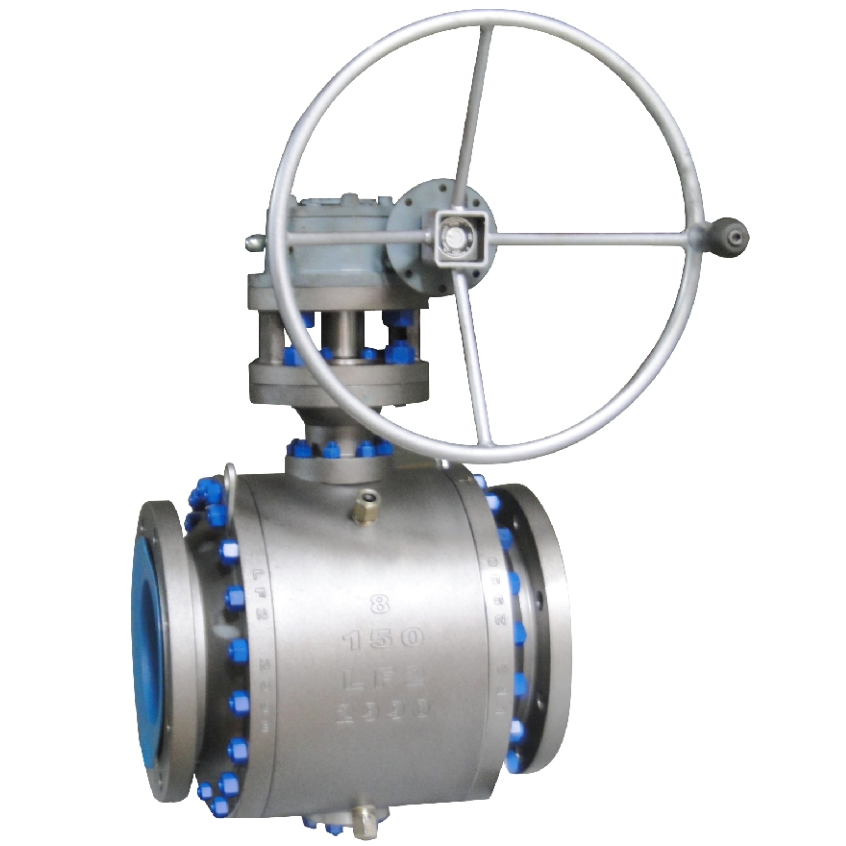 LF2 Worm-Gear Operated Low-Temperature Flanged Ball Valve(图1) LF2 Worm-Gear Operated Low-Temperature Flanged Ball Valve — catalogue reference image