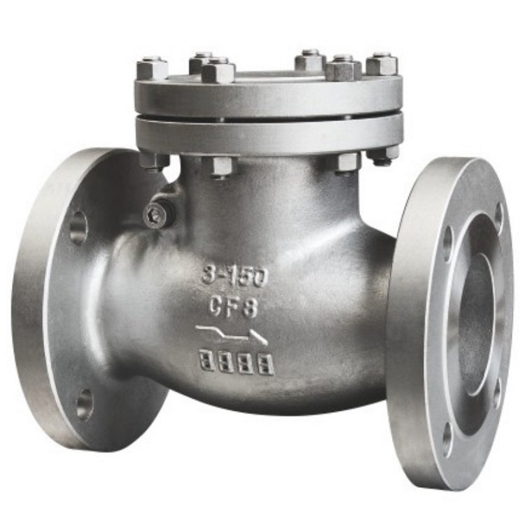 ASME Class 150 Flanged Swing Check Valve(图1) ASME Class 150 Flanged Swing Check Valve — catalogue reference image