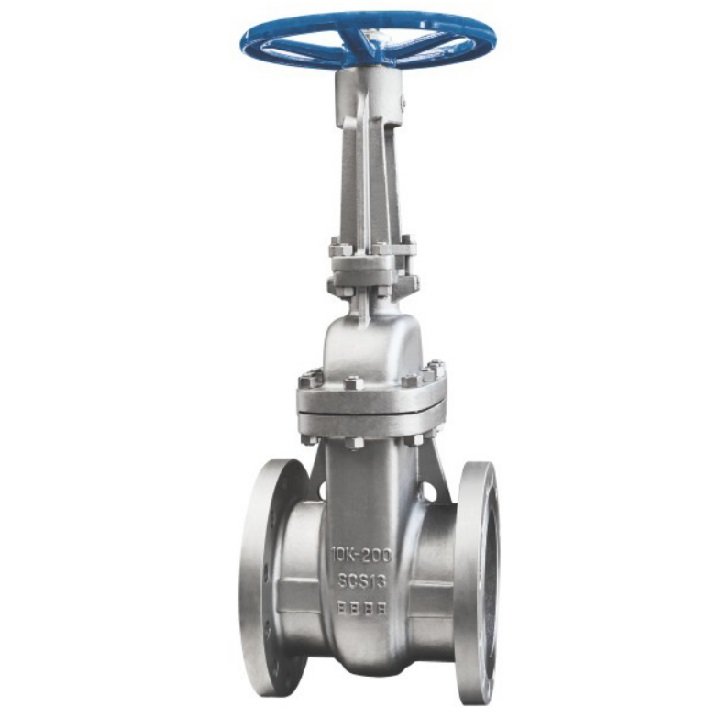 JIS 10K OS&Y rising-stem gate valve(图1) JIS 10K OS&Y Flanged Gate Valve — catalogue reference image
