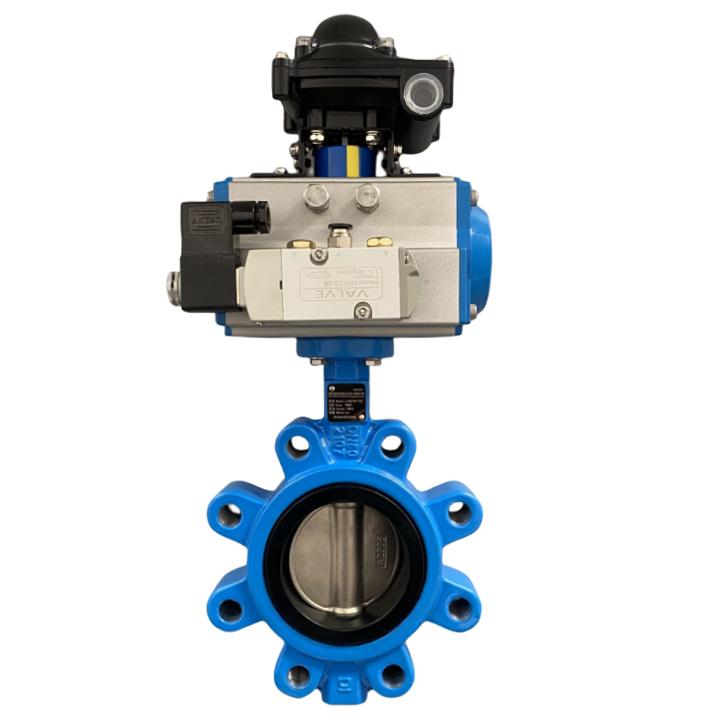 气动凸多耳对夹蝶阀 气动凸多耳对夹蝶阀