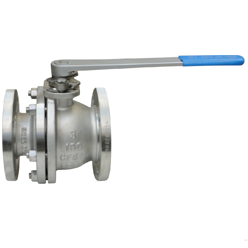 CF8M stainless steel American standard flange ball valve