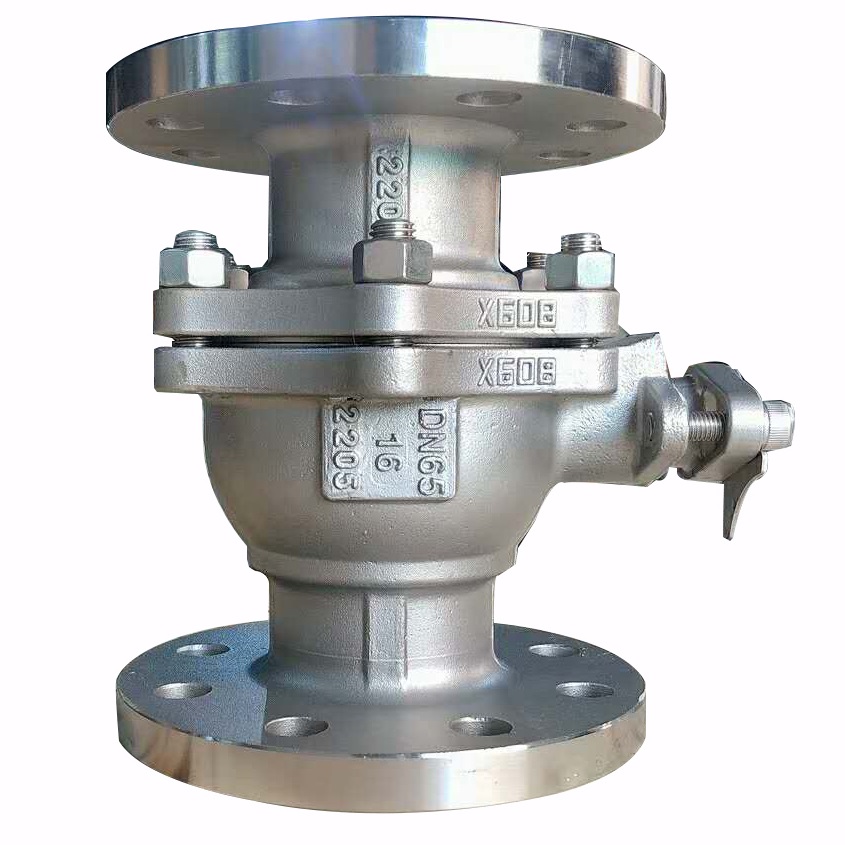 Double phase steel ball valve Q41F-16/2205, stainless steel 2205 ball valve, double phase steel 2205 special material ball valve